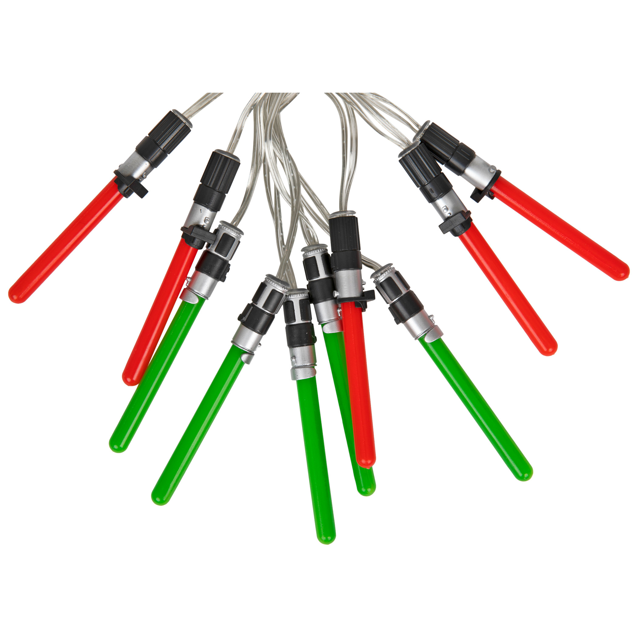Star Wars UL 10-Light Battery-Operated Light Sabers Light Set